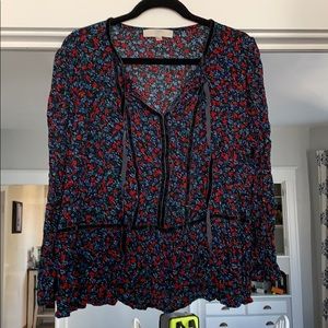 Floral Peplum Top